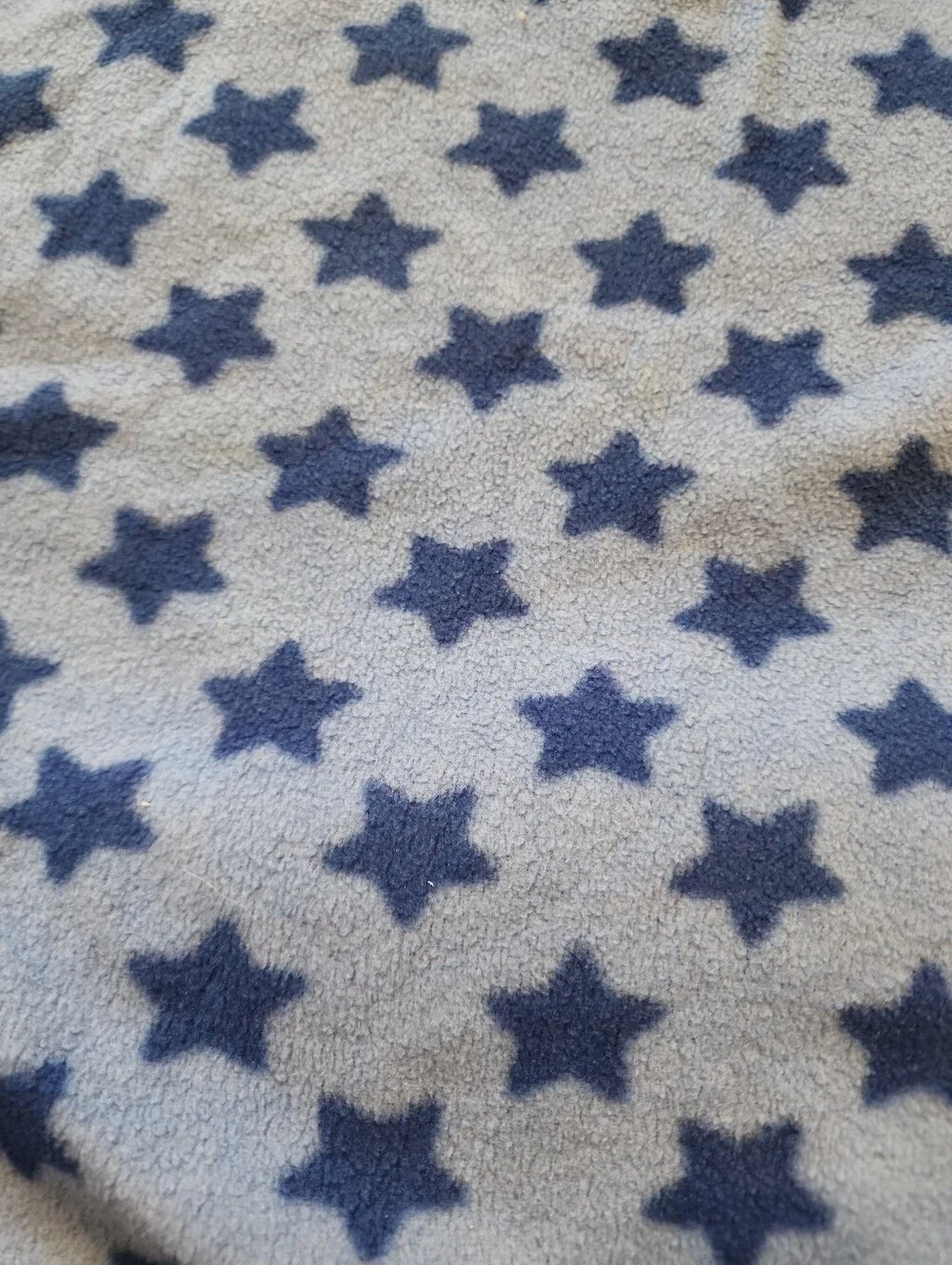 Baby Starters Blue Navy Star Fleece Blanket Lovey 2012 Rashti Stars